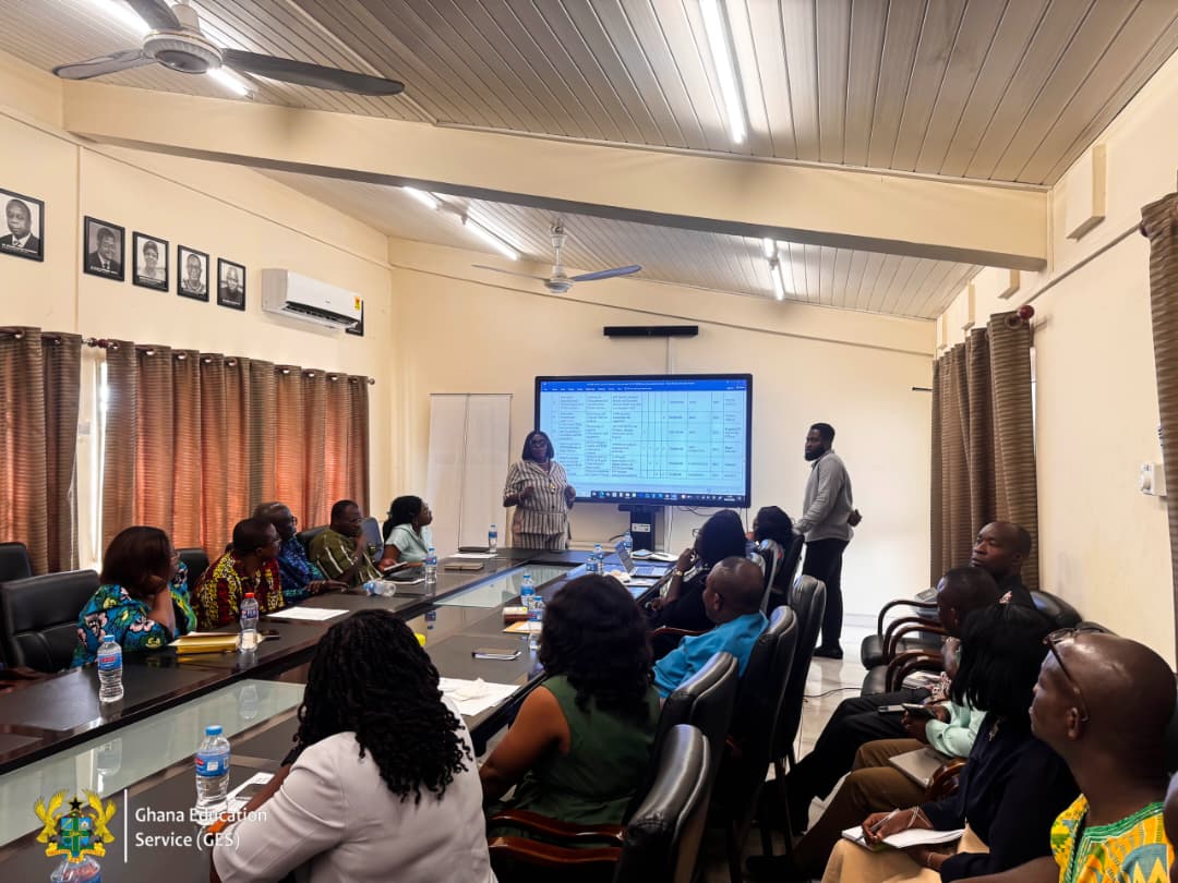 The Director-General of the Ghana Education Service (GES), Prof Ernest Kofi Davis, convened a Special Management Meeting