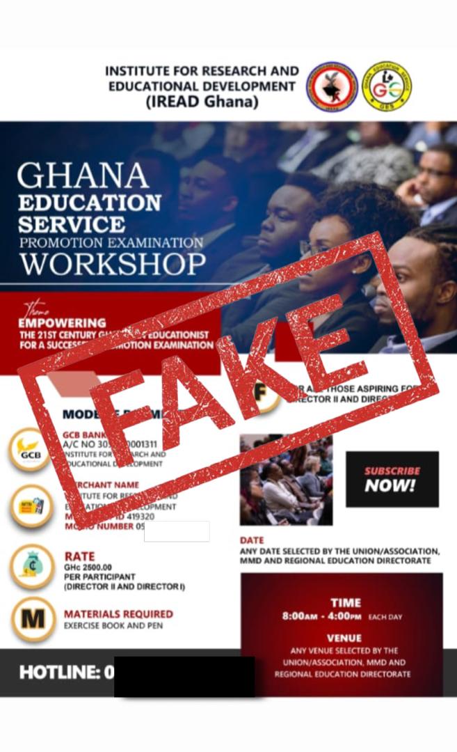 Fake GES Promotion Examination Workshop